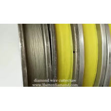 Electroplated diamond wire saw for Silicon Slicing